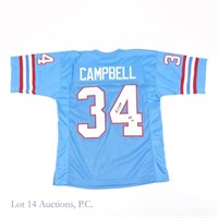 Campbell & Moon Signed Houston Oilers Jerseys