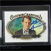 Ken Jennings (Jeopardy!) Signed Trading Card
