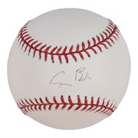 Autographed George Bush OML Baseball