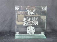 SQUARE ETCHED GLASS