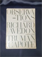 "OBSERVATIONS" BOOK PHOTOGRAPHS BY RICHARD AVEDON