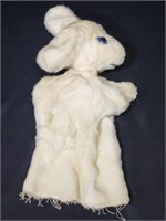 VINTAGE WHITE DOG/LAMB HAND PUPPET