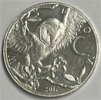 2017 Wisdom w/Owl 1 Ounce .999 Silver