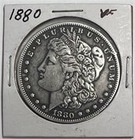Morgan Silver Dollar 1880 VF