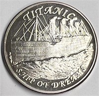 Titanic Ship of Dreams 1 Ounce .999 Fine Silver
