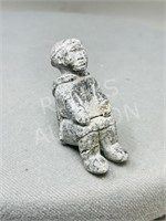 carved soapstone figurine - unsigned