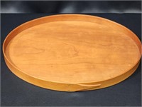 ORLEANS CARPENTERS SHAKER STYLE WOODEN OVAL TRAY