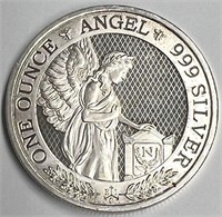 2021 East India Angel 1 Ounce .999 Silver