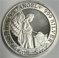 2021 East India Angel 1 Ounce Fine Silver