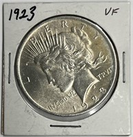 1923 Peace Silver Dollar VF