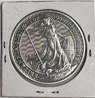 2021 Britannia 1 Ounce .999 Fine Silver Coin