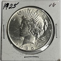 1925 Peace Silver Dollar VG