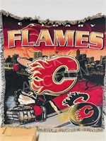 Calgary Flames tapestry- 48" x 48"