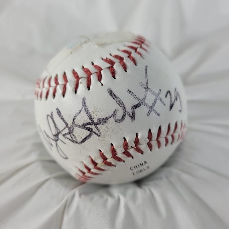 Signed baseball said to be Seattle Mariners