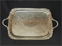 THE SHEFFIELD SILVER C TRAY MADE IN USA 2/256
