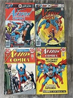 Assorted Vintage Action Comics