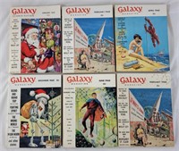 Vintage Galaxy Science Fiction books from 1960