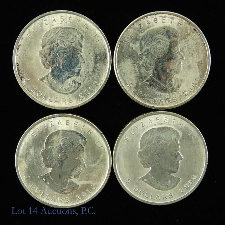 RCM 2008 One Ounce Silver Maple Leaf $5 Coin (4)