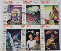 Vintage Galaxy Science Fiction books from 1957,