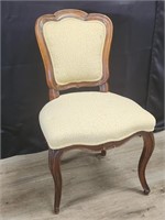 LOUIS XV STYLE UPHOLSTERED DINING CHAIR
