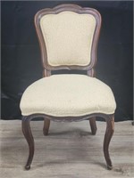 LOUIS XV STYLE UPHOLSTERED DINING CHAIR