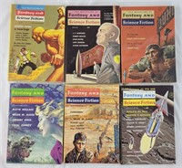 6 Vintage Fantasy and Science Fiction books