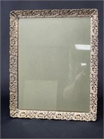 FLORAL METAL PICTURE FRAME