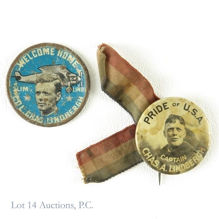 Charles Lindbergh Pin & Medal (2)