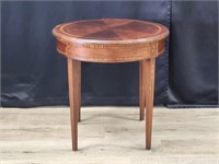 ROUND FEDERAL STYLE SIDE TABLE
