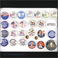2016 Presidential Candidates Campaign Items (27)