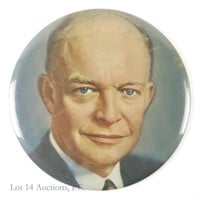 1952 Dwight Eisenhower 9.5" Campaign Button