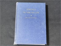 "SPRINGS IN THE VALLEY" BOOK BY MRS CHAS E COWMAN
