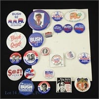 1988 & 1992 Presidential Campaign items (23+)