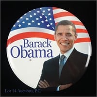 2008 Obama Presidential Campaign 9" Pin