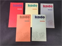 5 BOOKS "KADO: JAPANESE FLORAL ART" IKENOBO