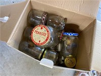 Box of Vintage Jars