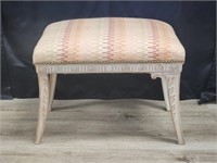 VINTAGE BENCH/STOOL W/ CARVED WOOD LEGS