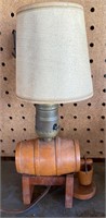 Small Barrel Lamp