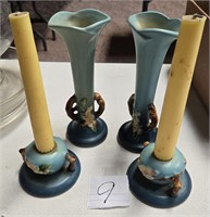 2 Roseville Vases