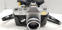 MAMIYA/ SEKOR 1000TL 35MM CAMERA IN LEATHER CASE