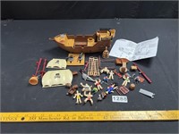 Pirate Ship Mini Playset w/ Figures & Accessories