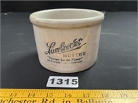Lambrecht Stoneware Butter Crock