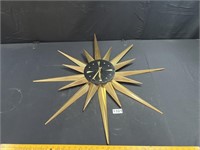 MCM Atomic Starburst Wall Clock