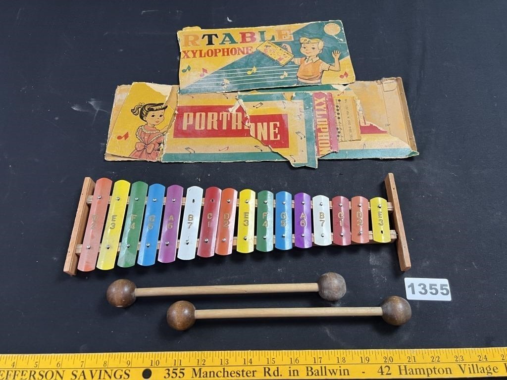 Antique Kids Xylophone