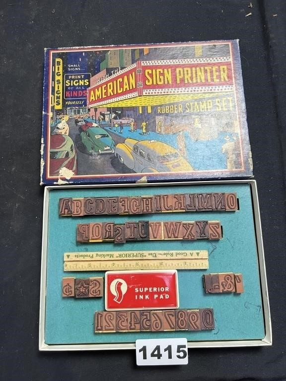 Vintage Sign Printing Kit