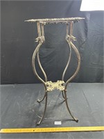 Antique Cast Iron Side Table/Stand (no insert)