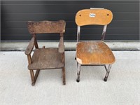 Vintage Kids Chairs