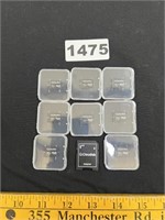 (9) Microdisk SD Cards + Adapter