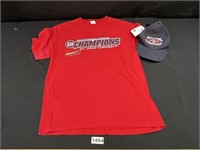 STL Cardinals T-Shirt (L) & Hat