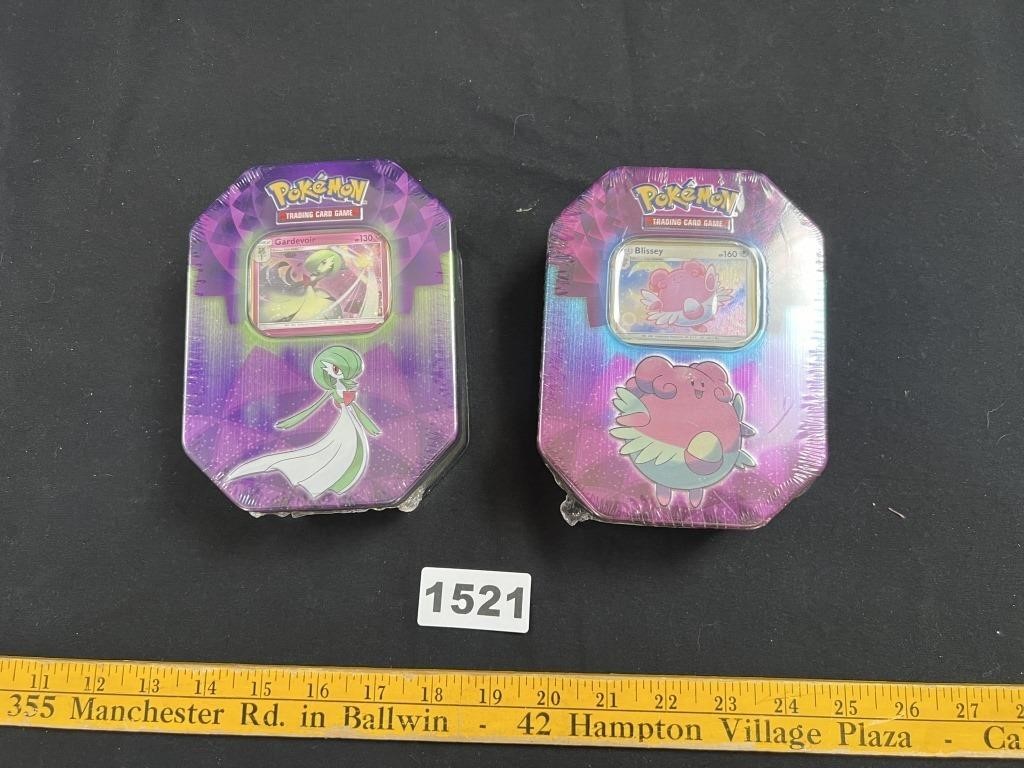 Sealed Pokemon Booster Pack Tins